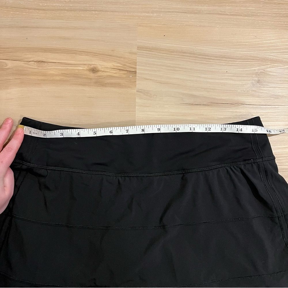 Lululemon Pace Rival Skirt Size 8 Tall
*4-way Stretch 15" Black - Picture 9 of 13